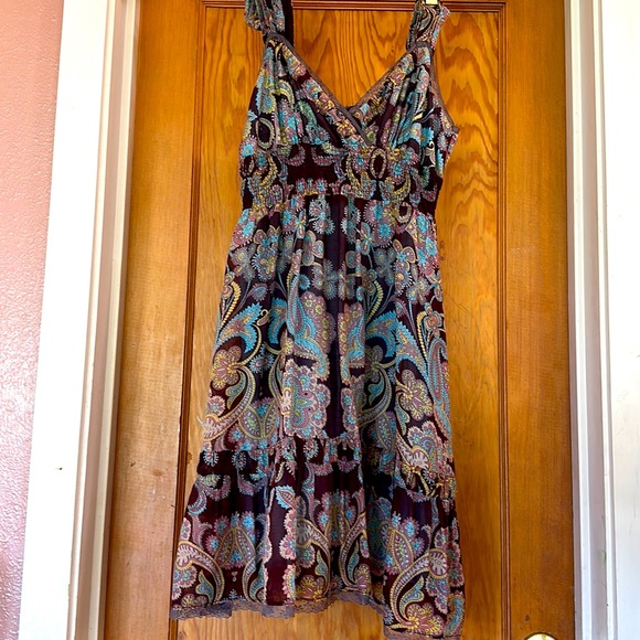 Dresses & Skirts - Free People Paisley Dress Size 10